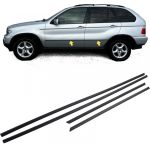 Set de trimuri decorative pentru uși, benzi de protecție, 4 piese, potrivit pentru BMW X5 E53 99-06 Performance AutoTuning