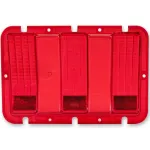 Lumina spate din sticlă roșie potrivită pentru Ford Mustang 67-68 Performance AutoTuning