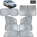 Set de 8 piese pentru protecție solară blackout, potrivit pentru Mercedes Vito Viano W639 2003-2014 Performance AutoTuning
