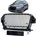 Grilaj sport cu fagure negru lucios, potrivit pentru Audi Q3 8U pre-facelift 11-15 Performance AutoTuning