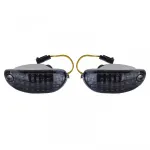 Indicatori LED frontali motocicletă fumuriu negru, potriviți pentru Suzuki GSX R 1000, an 2005-2018 Performance AutoTuning