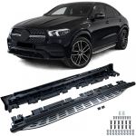 Plăci de rulare din aluminiu pentru protecție laterală stil OE, potrivite pentru Mercedes GLE C167 Coupe din 2020 Performance AutoTuning