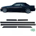Set de 6 bucăți de garnituri pentru uși potrivit pentru BMW Seria 3 E36 Coupe Cabrio M 90-99 Performance AutoTuning