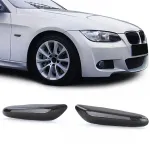 Indicatori laterali LED fumurii negri potriviți pentru BMW Seria 3 E46 01-05 E90 E91 E92 E93 Performance AutoTuning