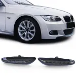 Indicatori laterali LED fumurii negri potriviți pentru BMW Seria 3 E46 01-05 E90 E91 E92 E93 Performance AutoTuning