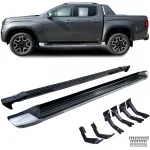 Plăci de protecție laterale din aluminiu argintii negre, potrivite pentru VW Amarok 2010-2022 Performance AutoTuning