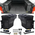 Cutie de depozitare pentru zona de încărcare ABS dreapta+stânga, închizătoare, potrivită pentru VW Amarok din 10 Performance AutoTuning