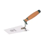 Mistrie inox, trapez, ingusta, sudura in puncte, 14 cm, maner pluta, Olejnik GartenVIP DiyLine