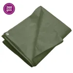 Prelată 260 g/m², verde, 8x10 m, HDPE GartenMobel Dekor