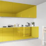 Folie de mobilier autoadezivă auriu extralucios 500x90 cm PVC GartenMobel Dekor