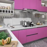 Folie mobilier autoadezivă, violet extralucios, 500x90 cm, PVC GartenMobel Dekor