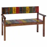 Scaune de bucătărie, 4 buc., lemn masiv reciclat GartenMobel Dekor