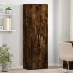 Dulap înalt, stejar fumuriu, 60x35x180 cm, lemn prelucrat GartenMobel Dekor