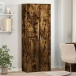 Dulap înalt, stejar fumuriu, 70x35x180 cm, lemn prelucrat GartenMobel Dekor