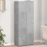 Fișet, gri beton, 60x32x153 cm, lemn prelucrat GartenMobel Dekor