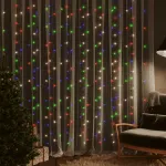 Instalație lumini tip perdea 300 LED multicolor 3x3 m 8 funcții GartenMobel Dekor