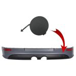 Capac Carlig Remorcare Prelungire Bara Spate VW Golf 5 V (2003-2007) R32 Design Performance AutoTuning