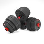 Set Haltera si Gantere Reglabile HMS SGP40 40 kg FitLine Training