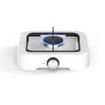 Aragaz de mici dimensiuni cu un singur arzator pentru soferii de camion, rulote, camping, calatorii, dimensiune 26 x 26cm, culoare Alba FAVLine Selection