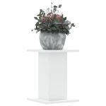 Suporturi de plante, 2 buc., alb, 30x30x40 cm, lemn prelucrat GartenMobel Dekor