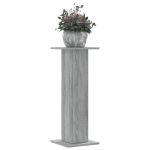 Suporturi de plante 2 buc. gri sonoma 30x30x80cm lemn prelucrat GartenMobel Dekor