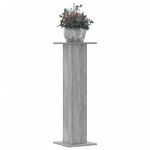 Suporturi de plante 2 buc. gri sonoma 30x30x95cm lemn prelucrat GartenMobel Dekor