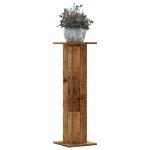 Suporturi de plante 2 buc. lemn vechi 30x30x95cm lemn prelucrat GartenMobel Dekor