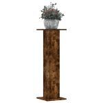 Suporturi de plante 2 buc. stejar fumuriu 30x30x95 cm lemn GartenMobel Dekor