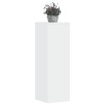 Suporturi plante, 2 buc., alb, 33x33x100 cm, lemn prelucrat GartenMobel Dekor