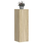 Suporturi plante 2 buc stejar sonoma 33x33x100cm lemn prelucrat GartenMobel Dekor