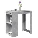 Masă de bar, gri beton, 102x70x103,5 cm, lemn prelucrat GartenMobel Dekor
