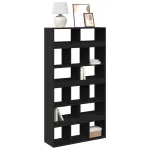 Bibliotecă, negru, 100x33x187,5 cm, lemn prelucrat GartenMobel Dekor