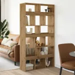 Bibliotecă, stejar artizanal, 100x33x187,5 cm, lemn prelucrat GartenMobel Dekor