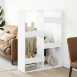 Separator de cameră, alb, 100x33x135 cm, lemn prelucrat GartenMobel Dekor