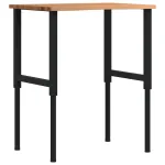 Banc lucru maro 80x60x(71,5-98) cm lemn masiv stejar GartenMobel Dekor