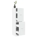 Dulap de farmacie, alb, 40x41x144,5 cm, lemn prelucrat GartenMobel Dekor