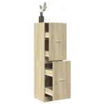 Dulap de farmacie, stejar sonoma, 40x41x144,5 cm lemn prelucrat GartenMobel Dekor