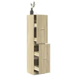 Dulap de farmacie, stejar sonoma, 40x41x174,5 cm lemn prelucrat GartenMobel Dekor