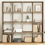 Bibliotecă, stejar artizanal, 137,5x29x137,5 cm, lemn prelucrat GartenMobel Dekor