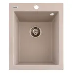 Chiuvetă de bucătărie din granit cu 1 cuvă, Avena, 410x495 mm, Flow BOARD