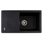 Chiuvetă bucătărie din granit Flow SLIM LONG Graphite 780x435 mm