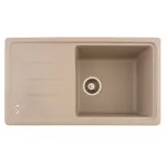 Chiuvetă bucătărie din granit Sahara, 1 cuvă cu scurgător, 780x435 mm