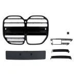 Grila Centrala BMW Seria 3 G22 Coupe G23 Cabrio (2020-2027) Negru Lucios Performance AutoTuning