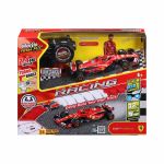 MAISTO SET PISTA CONSTRUIBILA CU MASINUTA FERRARI SF 24 RC CU TELECOMANDA 2.4GHz SCARA 1 LA 41