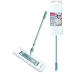 Mop magnetic York din bumbac pentru pardoseli din lemn si gresie