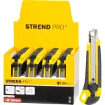 Cuțit cutter Strend Pro UKBOX-85, 18 mm, plastic, set 24 buc