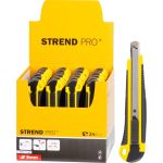 Nôž Strend Pro UKBOX-86-9, 9 mm, odlamovací, plastový, Sellbox 24 ks