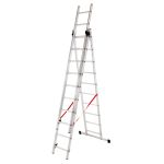 Rebrík Strend Pro DW3 Home, hliníkový, 3x10, max. 150 kg