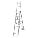 Rebrík Strend Pro DW3 Home, hliníkový, 3x7, max. 150 kg