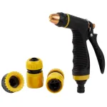 Set de udare gradina Strend Pro cu pistol, 2 conectori si adaptor